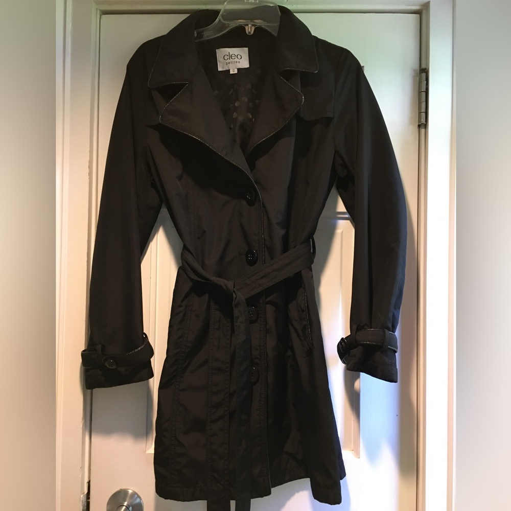 Cleo Petites Short Trench Coat